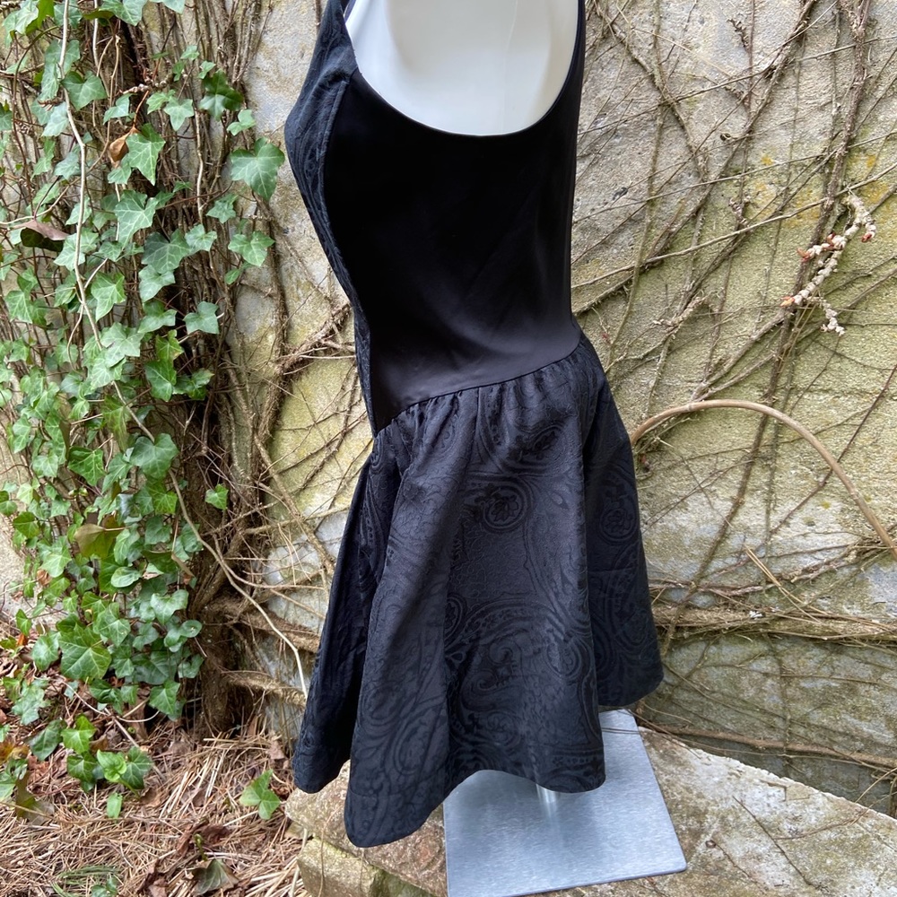 🖤Betsey Johnson Sexy Silk Goth Corset Dress - Picture 5 of 14
